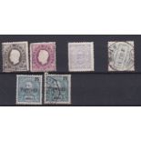 Portugal - Colonies Angola 1886-1902 S.G. 35 used 5r, S.G. fine used 25r, S.G. 54 fine used 20r, S.