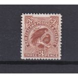 New Zealand 1908 definitive S.G. 378 u/m 3d perf 14x13. Cat value £55