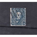 Argentina 1867 definitive S.G. 30a used 15c. Cat value £80