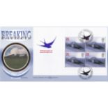 Great Britain FDC 1998 (13 Oct) Speed Sheet Benham, Breaking Barriers FDC with Chislehurst h/s,