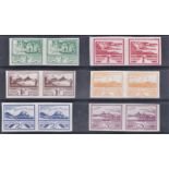 Channel Islands 1943 German Occupation issues S.G. 3-8 u/m set in pairs. Cat value £69