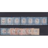 San Marino 1925 Postage Dues S.G. D112-D116, D118, D120m/m and S.G. D117, D119, D121-D122, D124-D126