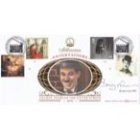 Great Britain FDC 1999 (1 June) Entertainers' Tale set on Benham, Gold FDC (BLCS 158), signed