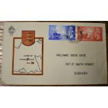 Great Britain (FDC's) A48 (5/10) Liberation of the Channel Islands set FDC, Sark c.d.s., A/P.