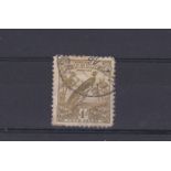 New Guinea 1931 4d Olive-green S.G. 154 fine used S.G. £30+