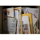 Foreign Cover unsorted lot in a large carton,