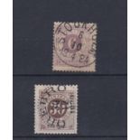 Sweden 1872 Definitive S.G. 33 fine used 6ore mauve (Cat Value £65) and 1871 S.G. very fine used