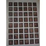 Great Britain 1855 - 1d red-brown, watermark large crown, SG29-33, a fine range of (48)