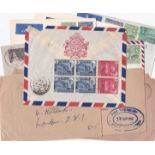 Aden - Assorted Covers including: 1937 Coronation, and QEII Airmails, O.H.M.S. etc.