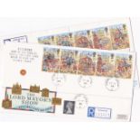 Great Britain 1989 (17 October) The Lord Mayor's Show Royal Mail FDC's with Richmond (Home of Sir