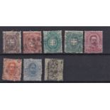 Italy 1891 definitives S.G. 53-60 fine used. Cat value £33+