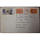 Great Britain 1971 Strike Mail cover to Sunderland Special Courier Mail