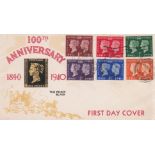 Great Britain 1940 Stamp Centenary Set, London FDI, Scarce unaddressed FDC (S.G. £50+