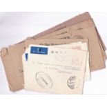 Nyasaland - assorted O.H.M.S. envelopes to Crown Agents, Mill Bank, meter marks (8)