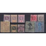 Sierra Leone 1912-1921 definitive's S.G. 118, 120, 122 m/m, S.G. 113, 115, 116b, 117, 121, 124,