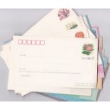 China 1982 Flowers set of Postal Stationery (10), 1990 set of the 12 FDC's (5 Dec) News of