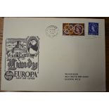 Great Britain Lundy Island , Europa F.D.C., Posted to London cancelled 8/12/1961 with a Barnstable