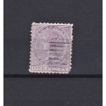 New Zealand 1875 definitive S.G. 164c used 1d Lilac Perf 12x12 1/2d, blunt corner perf. Cat value £