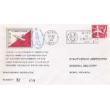 Rocket Mail Card issued by Dynathermic Associates No. 450 Commemorating the 31st Anniv of the 1st