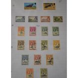 Turks & Caicos, Tristan Da Cunha mint and used on 2 album pages, useful ranges, unpicked.