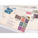 Israel - assorted covers and FDC's, Airmails, odd censor etc. Good mixed batch (60+)