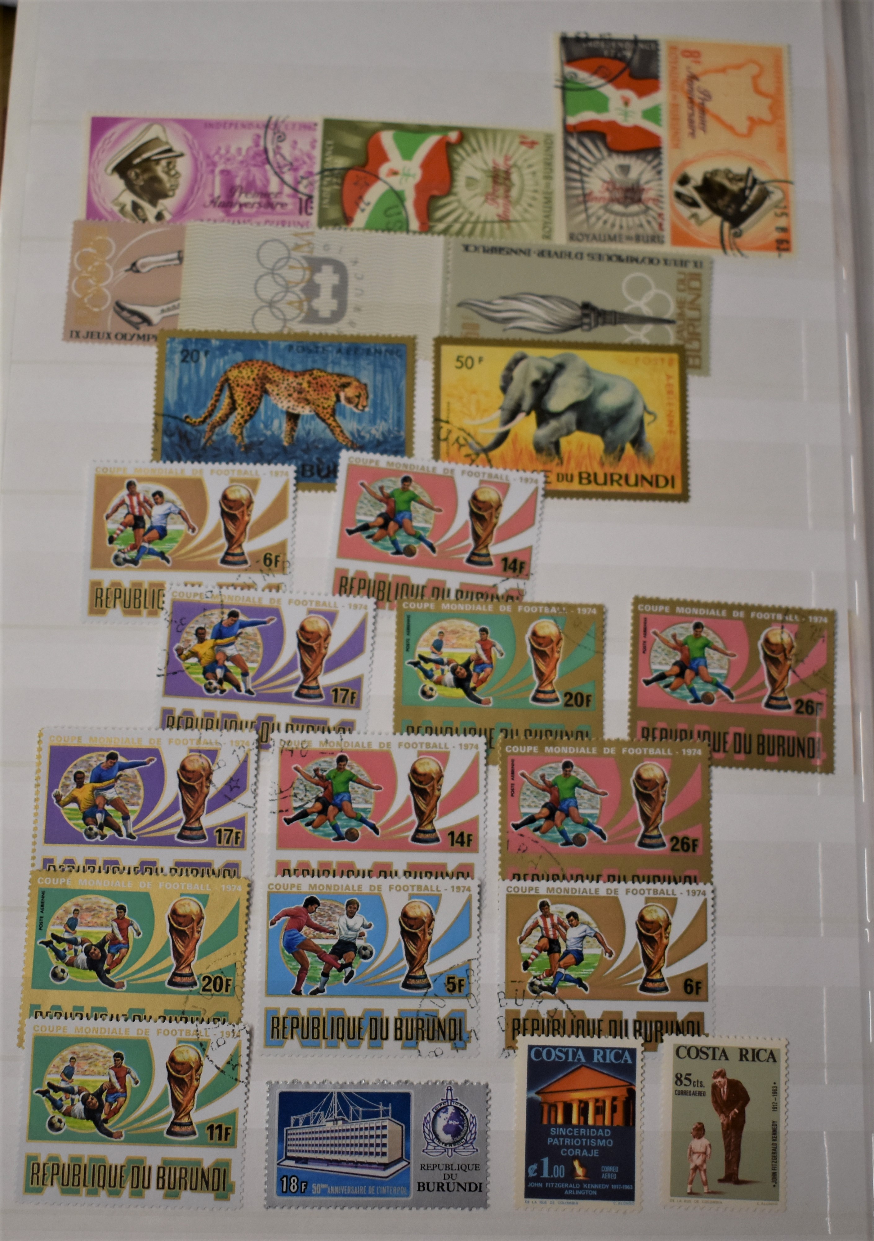 French Colonies 1960's to 1980's - Burundi and Card Chad mint & used with many thematic sets Jumbo