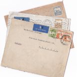 Palestine 1935-1944 - Four covers to the UK. Airmail (4)