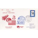 Rocket Mail 1971 Evn to commemorate the 10th Anniv of Mercury-Redstone 3 launch on May 5th with A.