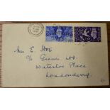 Great Britain 1946 - (6/11) Victory FDC, slogan, KGVI