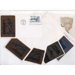 USA 1970 50 Anniv of Women's Suffrage unaddressed clean envelopes (3) with Sargin Metallic's