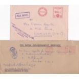 India 1962-Envelope Binnyim/Madras GPO datestamps and watermark to Crown Agents, Milbank with