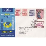 Iraq 1963 Baghdad - Auckland B.A.O.C. First Flight London-Auckland cover