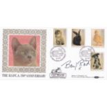 Great Britain FDC 1990 01/23 RSPCA Cat World official FDC signed Beryl Reid. BLCS49 BFDC 8