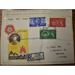 Great Britain (FDC's) 1957 Scout Jubilee Jamboree on official First Day Cover, Sutton Coldfield