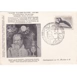 Rocket Mail env issued to commemorate the 400th Birth Anniv of Galileo Galilee - a pioneer of