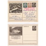 Germany 1934-1937-2x prepaid Michel P236 illustrated postcards in the 'Get to Know Germany'