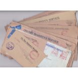 East Africa - Interesting range of O.H.M.S., Covers, mostly Airmail to Crown Agents including: O.H.