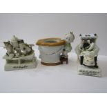 FAIRINGS, early fairings inscribed "Good Templars", also novelty Child and Toilet ashtray and 1