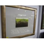 JEAN USHER, oil on board "Landscape", 5" x 7"