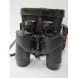 MILITARY BINOCULARS, cased pair of prismatic binoculars C.G.B. 57 G.A. 7 X 50