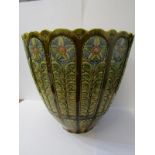 LINTHORPE, floral design large jardiniere, 15" height, model no 1985
