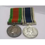 MEDAL MINIATURES, George VI & Elizabeth II medal miniatures