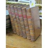 THE SPECTATOR, 8 leather bound volumes, numbers 2-6 & number 8