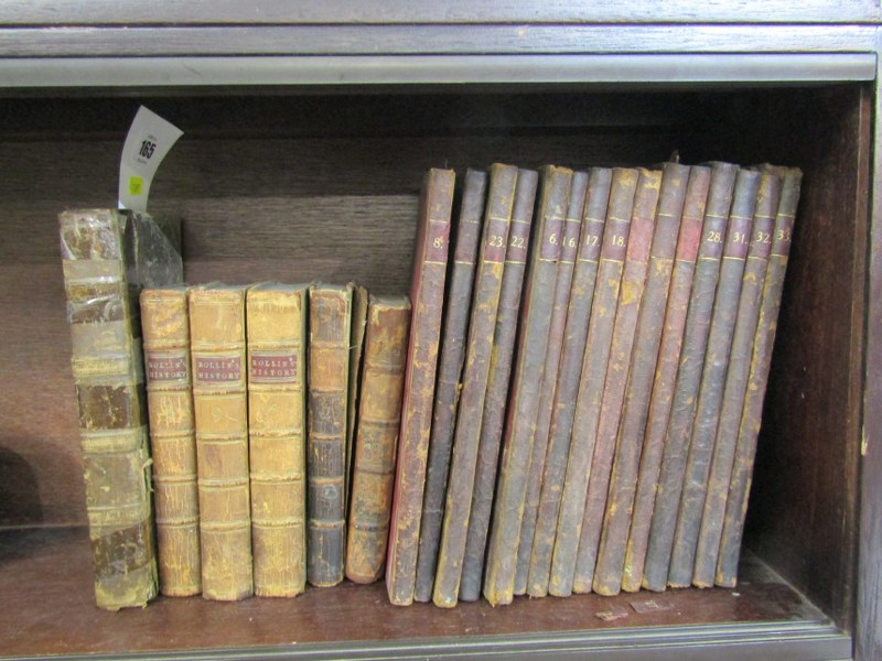 ANTIQUARIAN BOOKS, 15 leather bound volumes of Shakespeare's work; also Henry Cockton "The