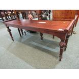 WINDOW BENCH, antique design carved mahogany window bench, 47" width