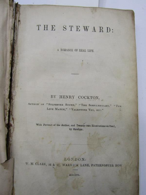 ANTIQUARIAN BOOKS, 15 leather bound volumes of Shakespeare's work; also Henry Cockton "The - Image 5 of 9