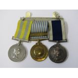QEII MEDALS, 3 medal group including Long Service and Good Conduct to L Smith from HMS Vernon,