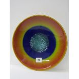POOLE, Limited Edition "Earth" shallow dish, 10.5 diameter