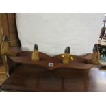 HUNTING, deer hoof 4 terminal coat rack