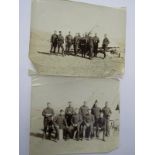 VICTORIAN PHOTOGRAPHY, collection of interesting group military portraits and individual portrait